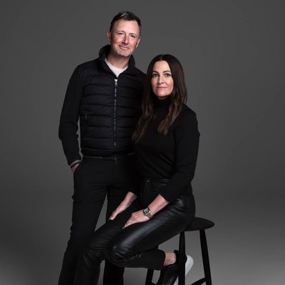 Nicole Hollis, interior designer at NICOLEHOLLIS, pictured with CEO Lewis Heathcote